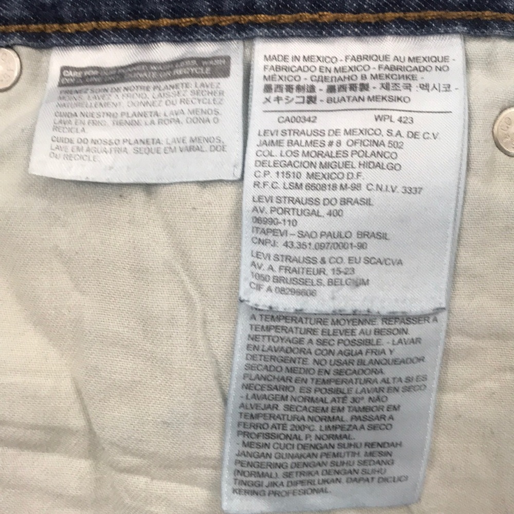 Levi’s 527 red tab jean cutoffs Size 33 - Picture 7 of 8